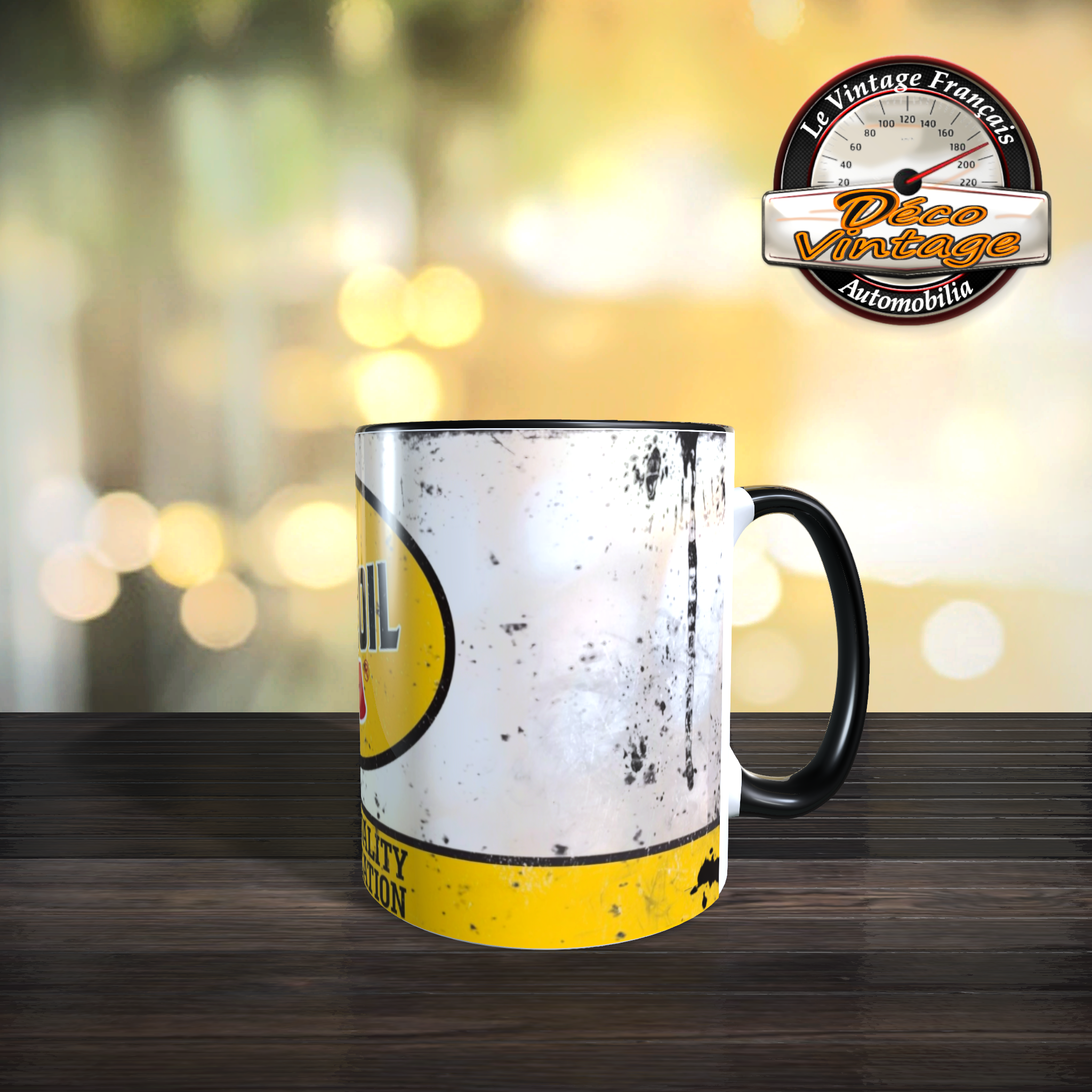 Mug pennzoil logo retro