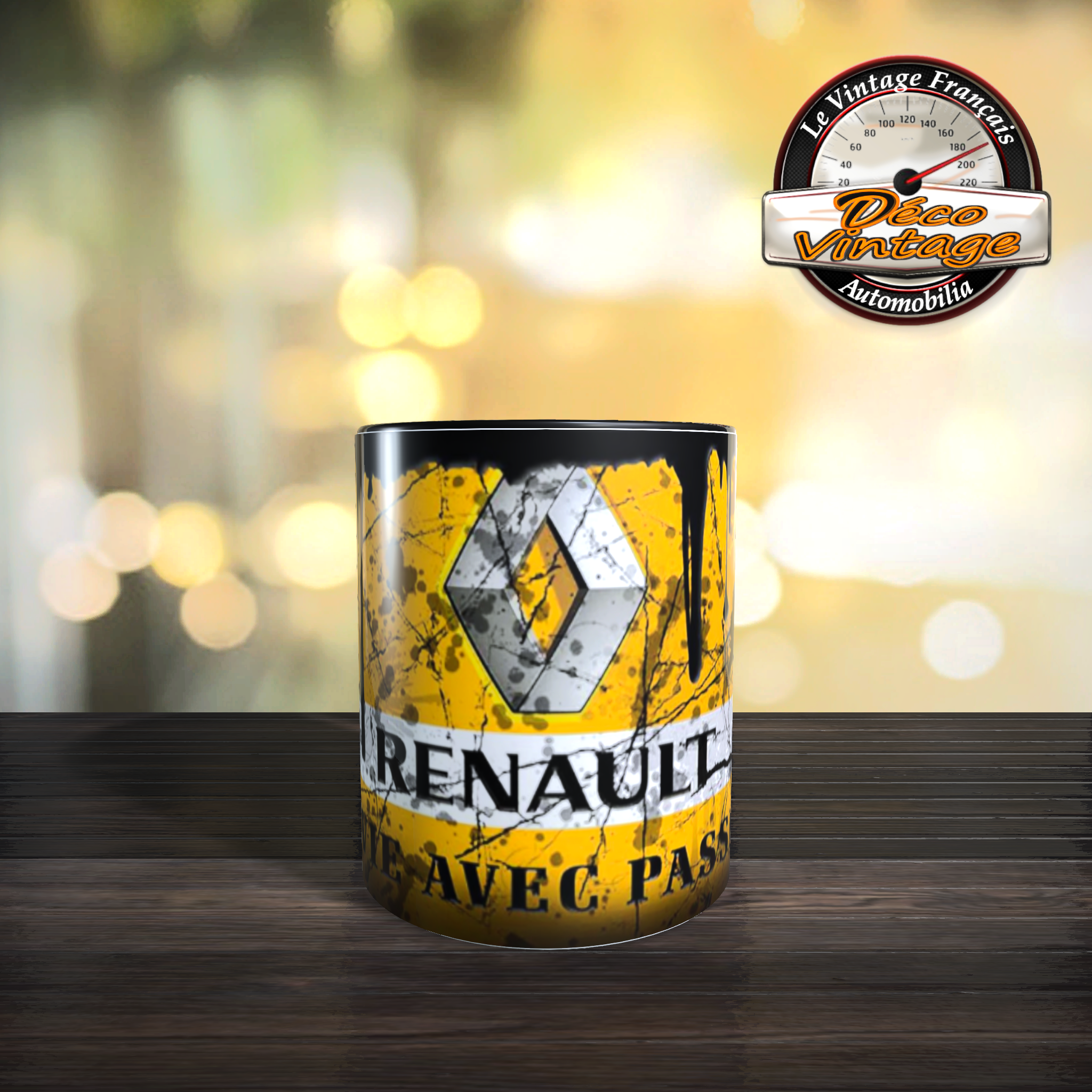 Mug renault jaune logo