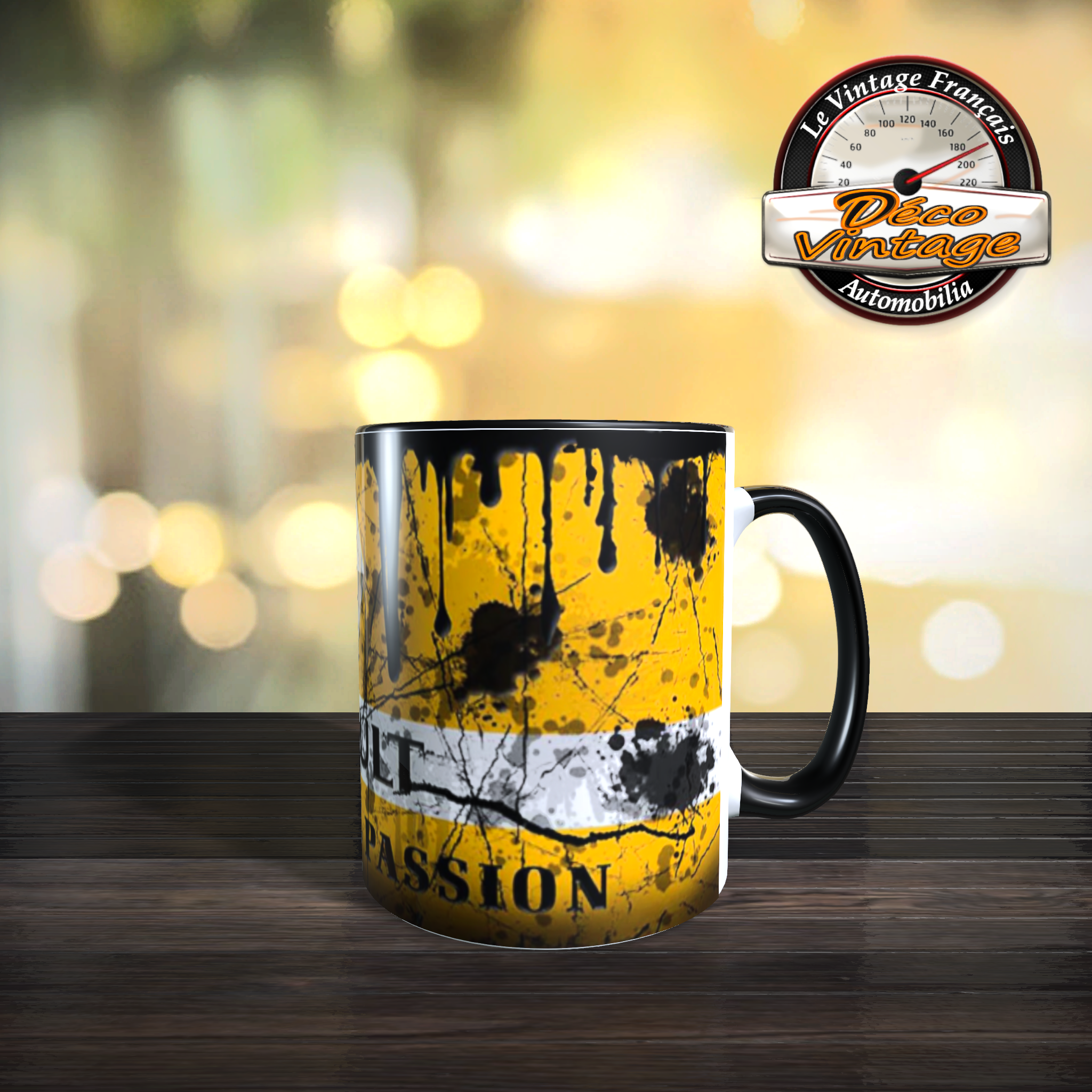 Mug renault jaune