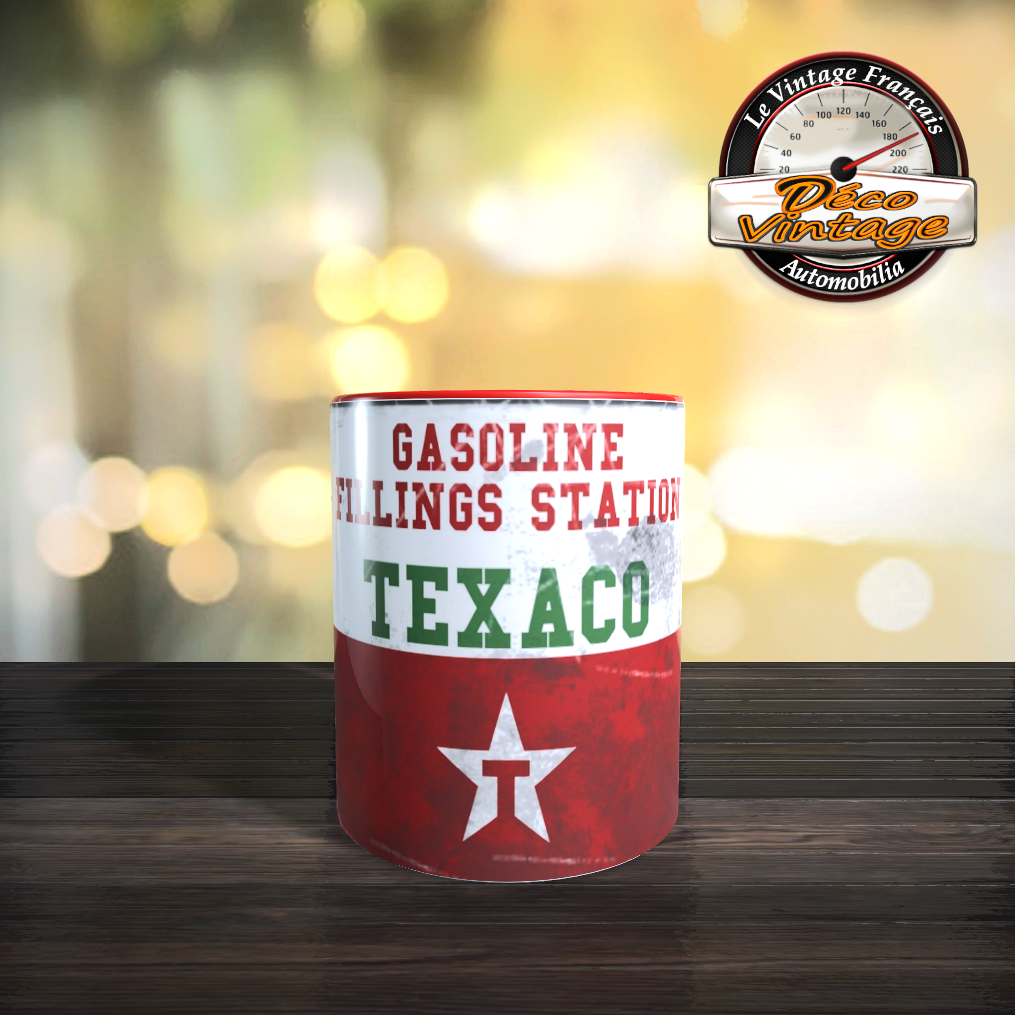 Mug texaco logo rouge
