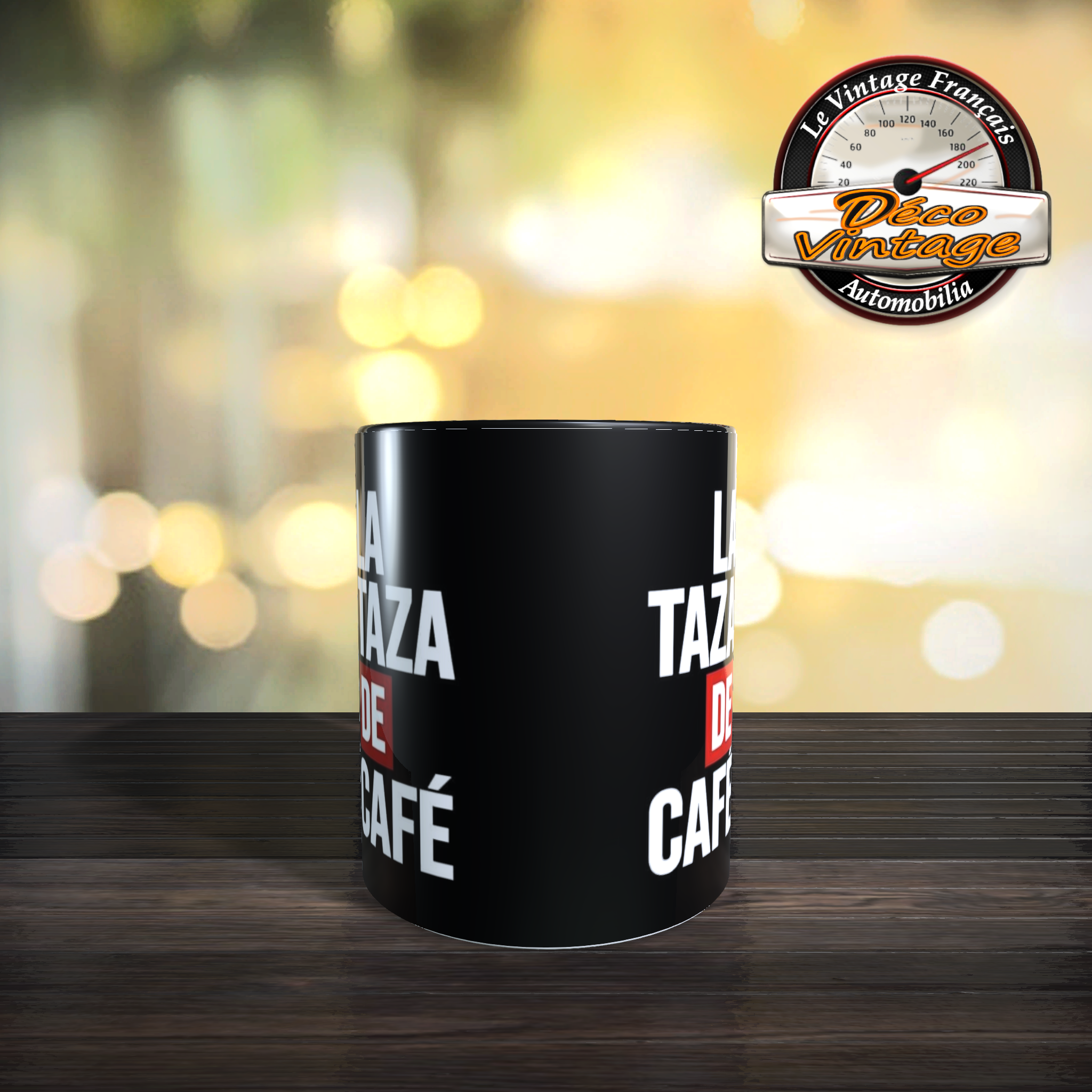 mug la casa de Papel rétro