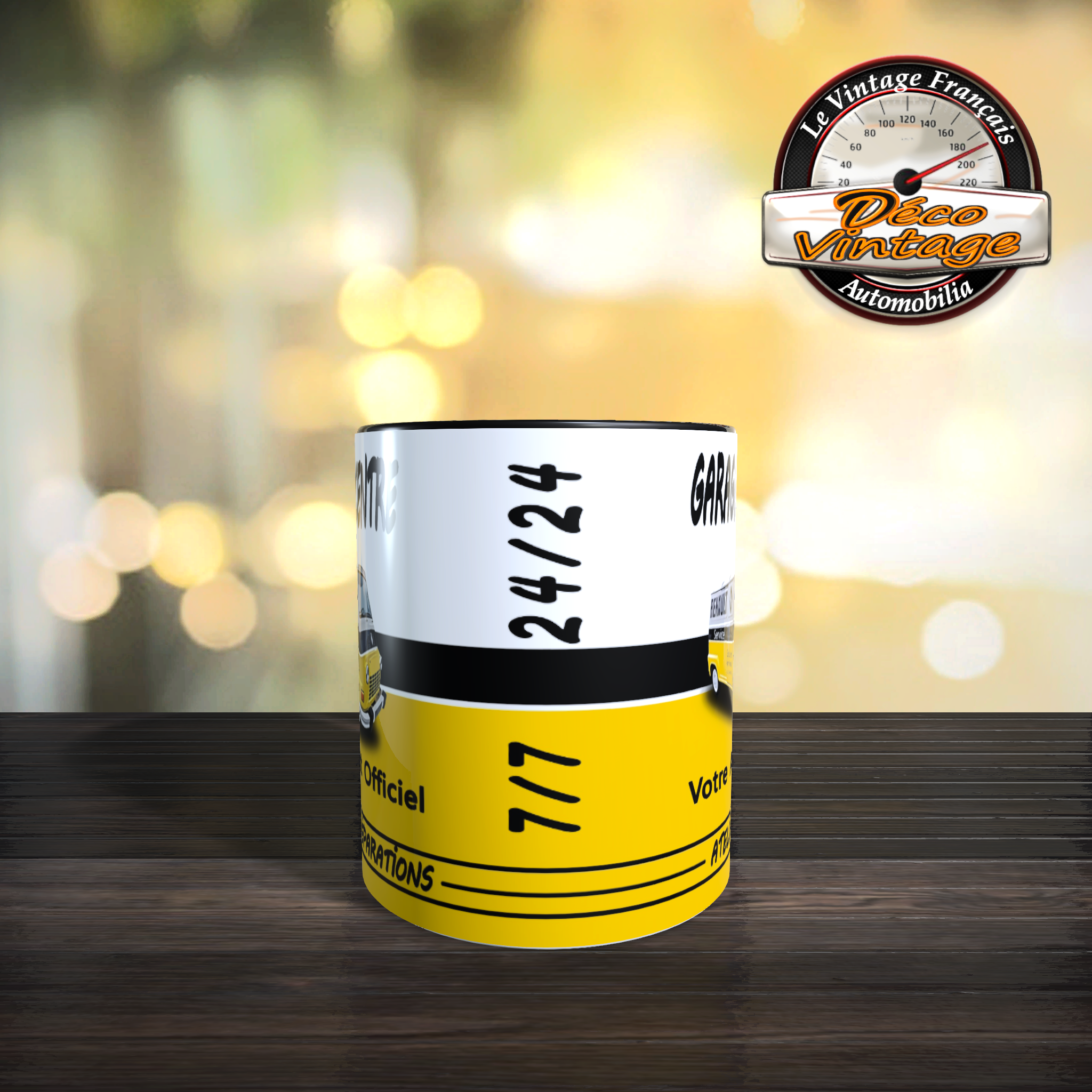 mug rétro Renault  assistance rétro