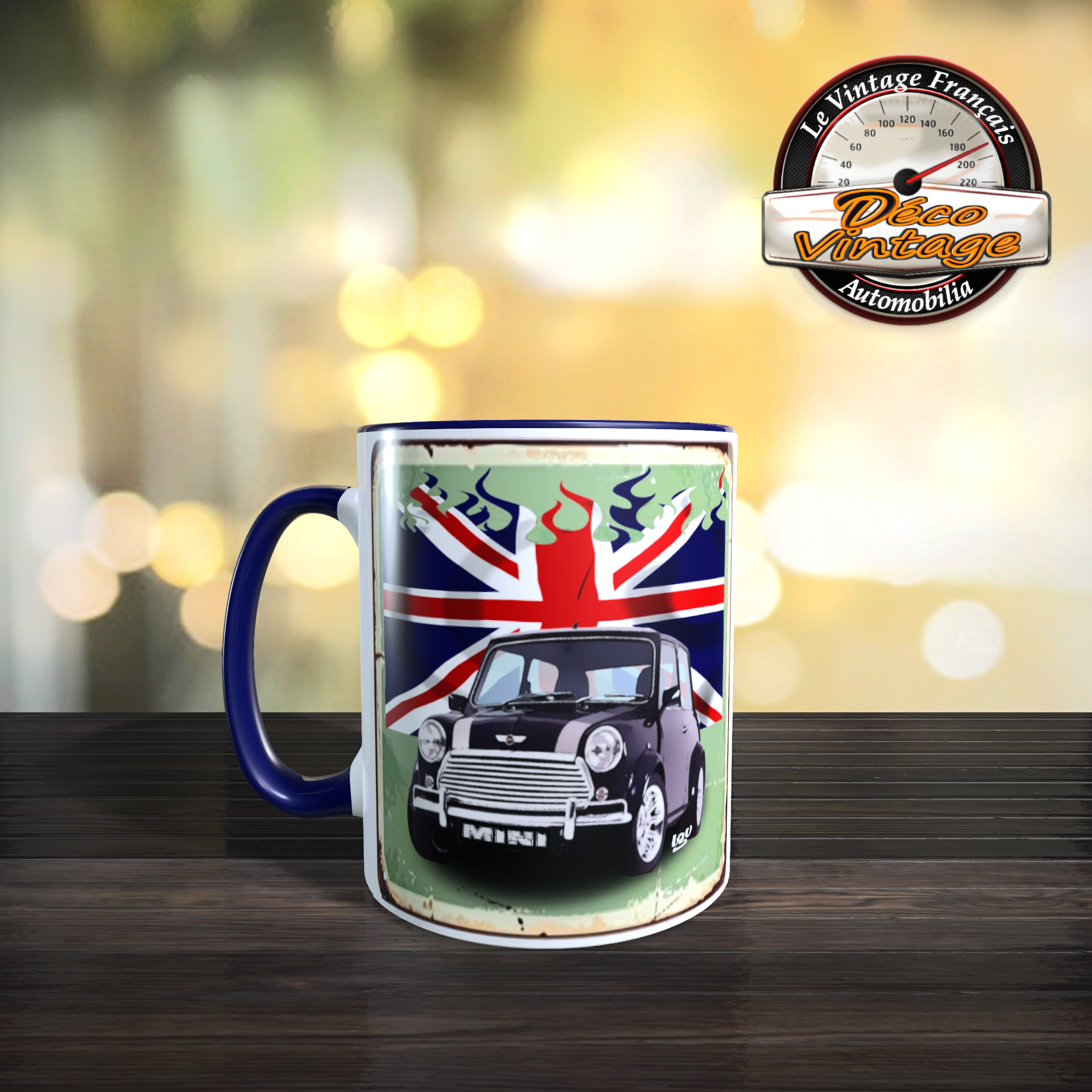 mug austin mini cooper rétro