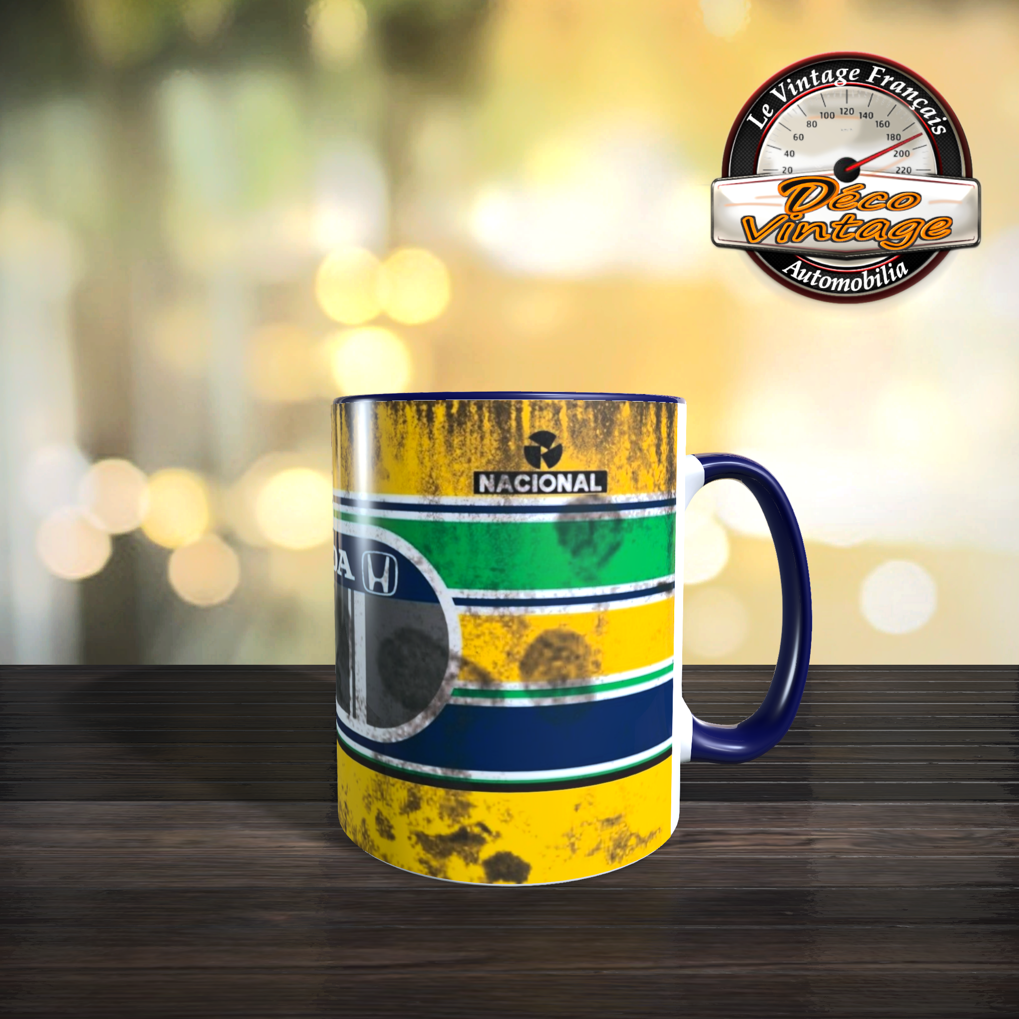 mug honda F1 casque ayrton senna