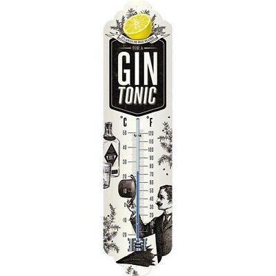 thermomètre publicitaire gin tonic bar déco vintage