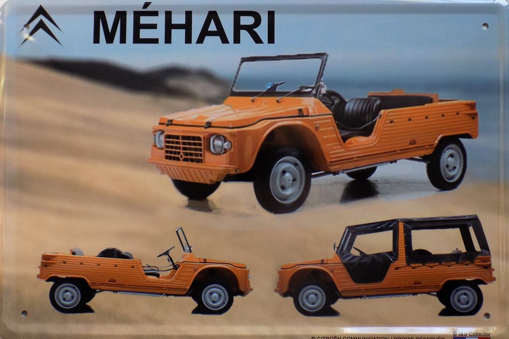 plaque-métal-citroen-méhari