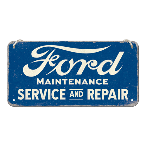 plaque metal ford service