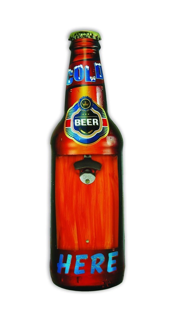 décapsuleur mural bière vintage