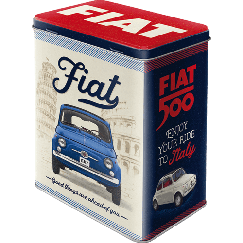 boite rétro Fiat 500 vintage
