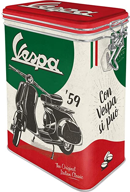 boite conservation vespa métal