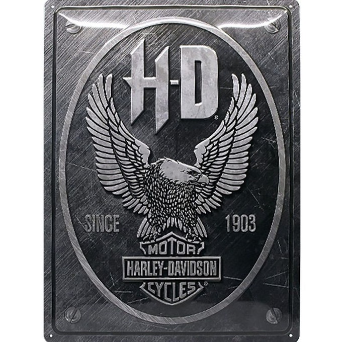 Plaque Harley HD 30 X 40 - Déco Murale/Plaques 30x40 Cm - Decovintage