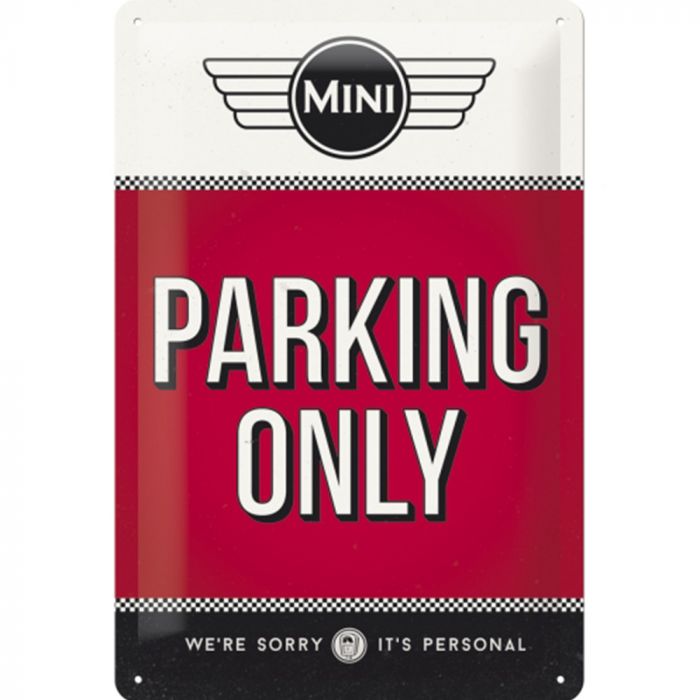 Plaque Métallique Rétro 'Land Rover Parking Only' - Déco Murale Vintage - 30x20 Cm - Aluminium - Pour Garage, Bureau - 5