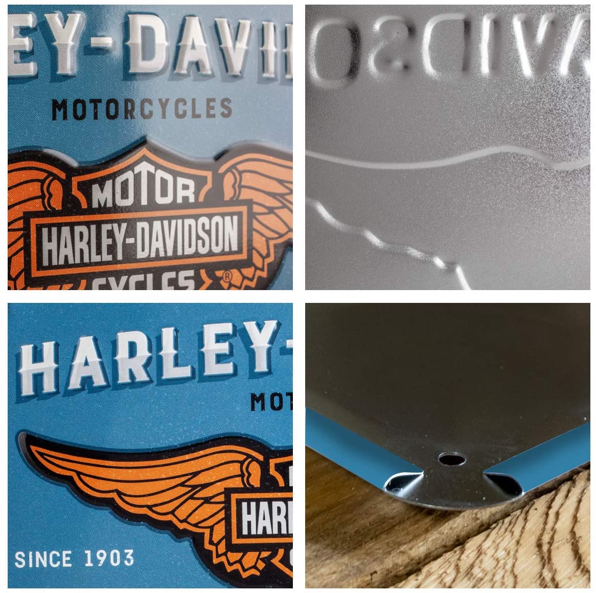 plaque à suspendre harley moto