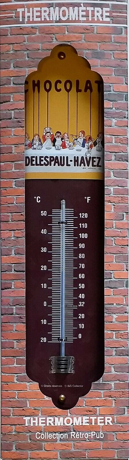 Thermomètre Chocolat Kohler - Déco murale/Thermomètres - decovintage