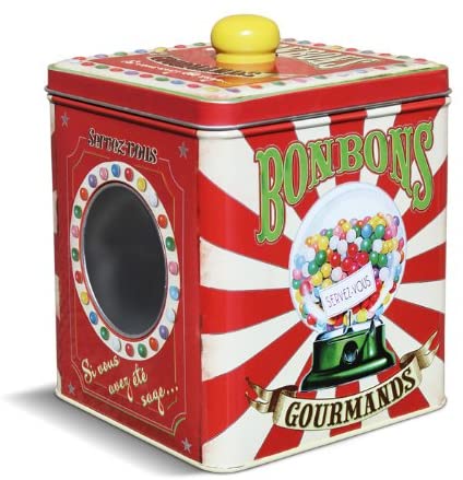 boite métal bonbons gourmands retro vintage