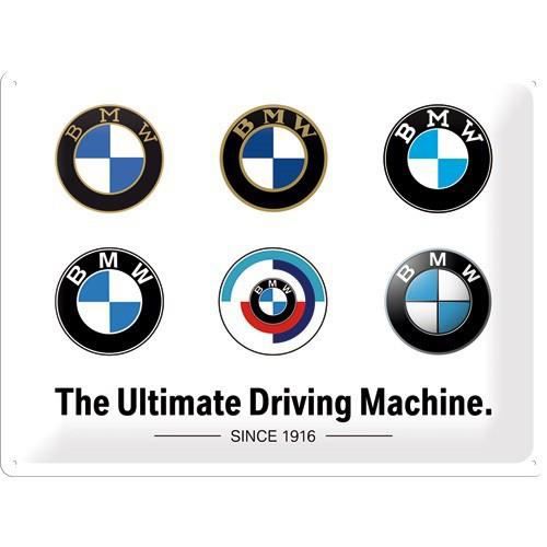 plaque-en-metal-30-x-40-cm-bmw-l-evolution-du-logo