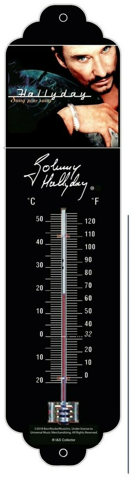 thermomètre johnny sang pour sang