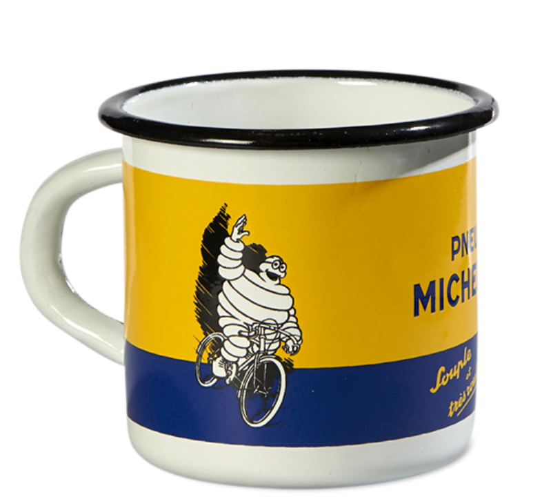 mug émaillé michelin bibendum