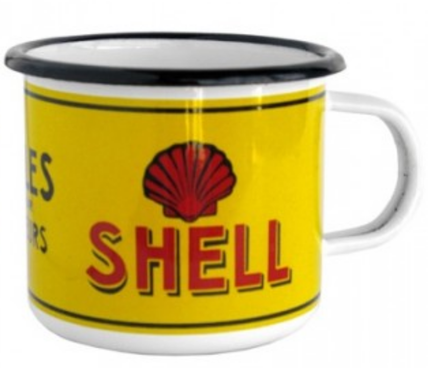 mug émaillé shell