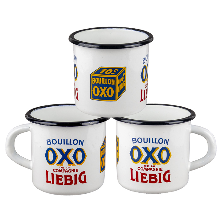 mug émaillé liebig oxo