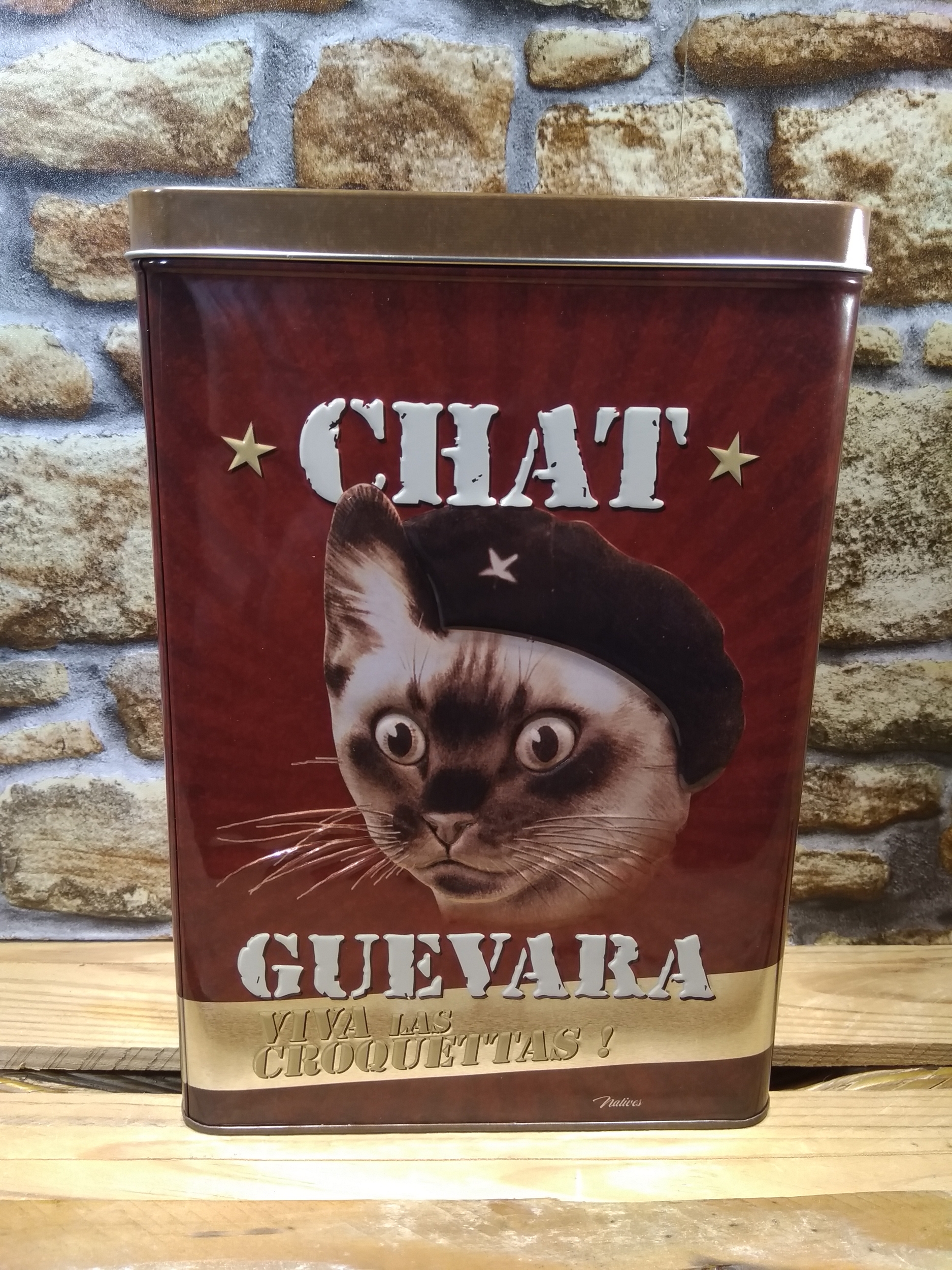Tapis pour gamelle CHAT PARDEUR Natives déco rétro vintage humoristique - Provence Arômes Tendance sud