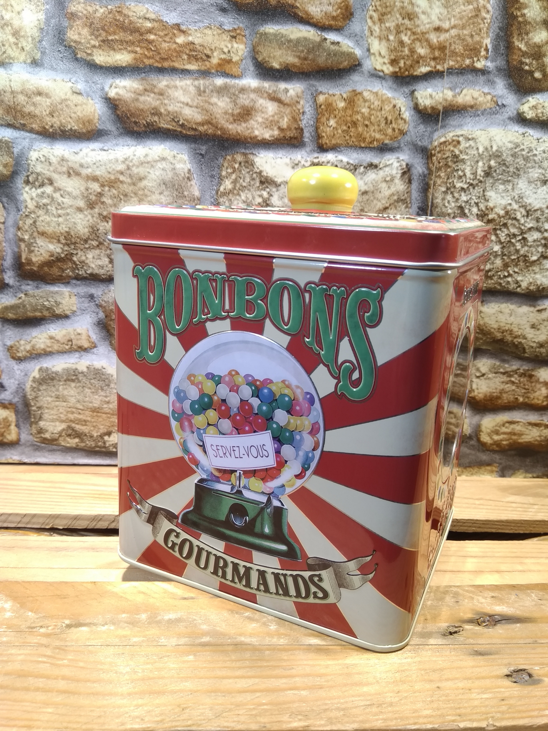 boite métal bonbons