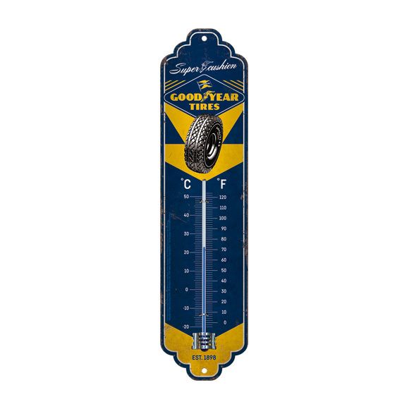 thermomètre goodyear vintage déco rétro