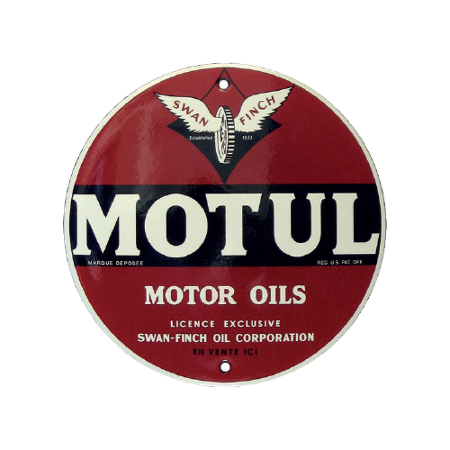 plaque émaillée motul motor oils