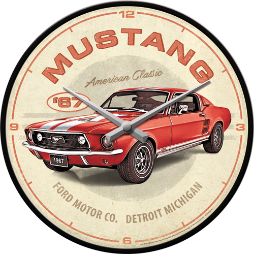 Horloge Ford Mustang - Garage/Atelier/Les horloges