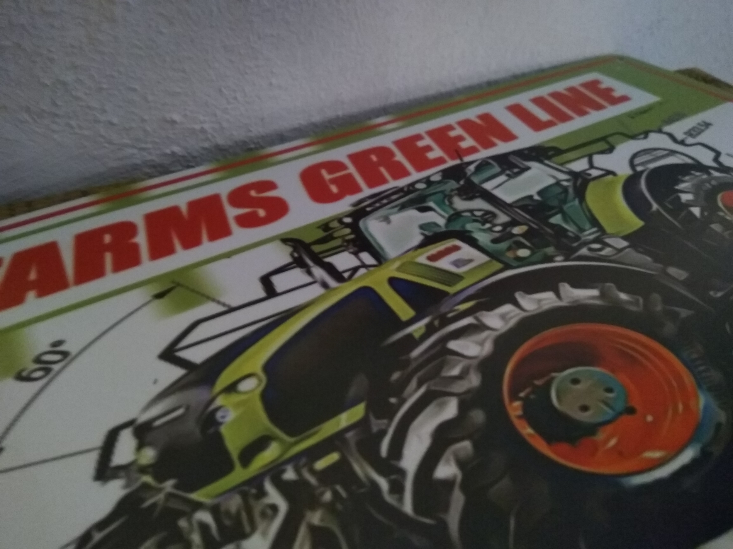 plaque claas tracteur
