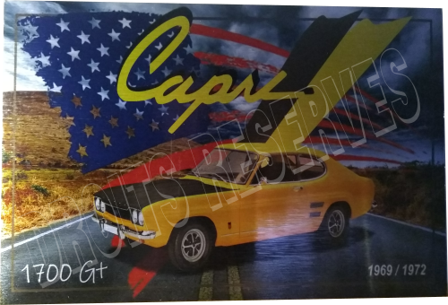 plaque aluminium brossé capri gt