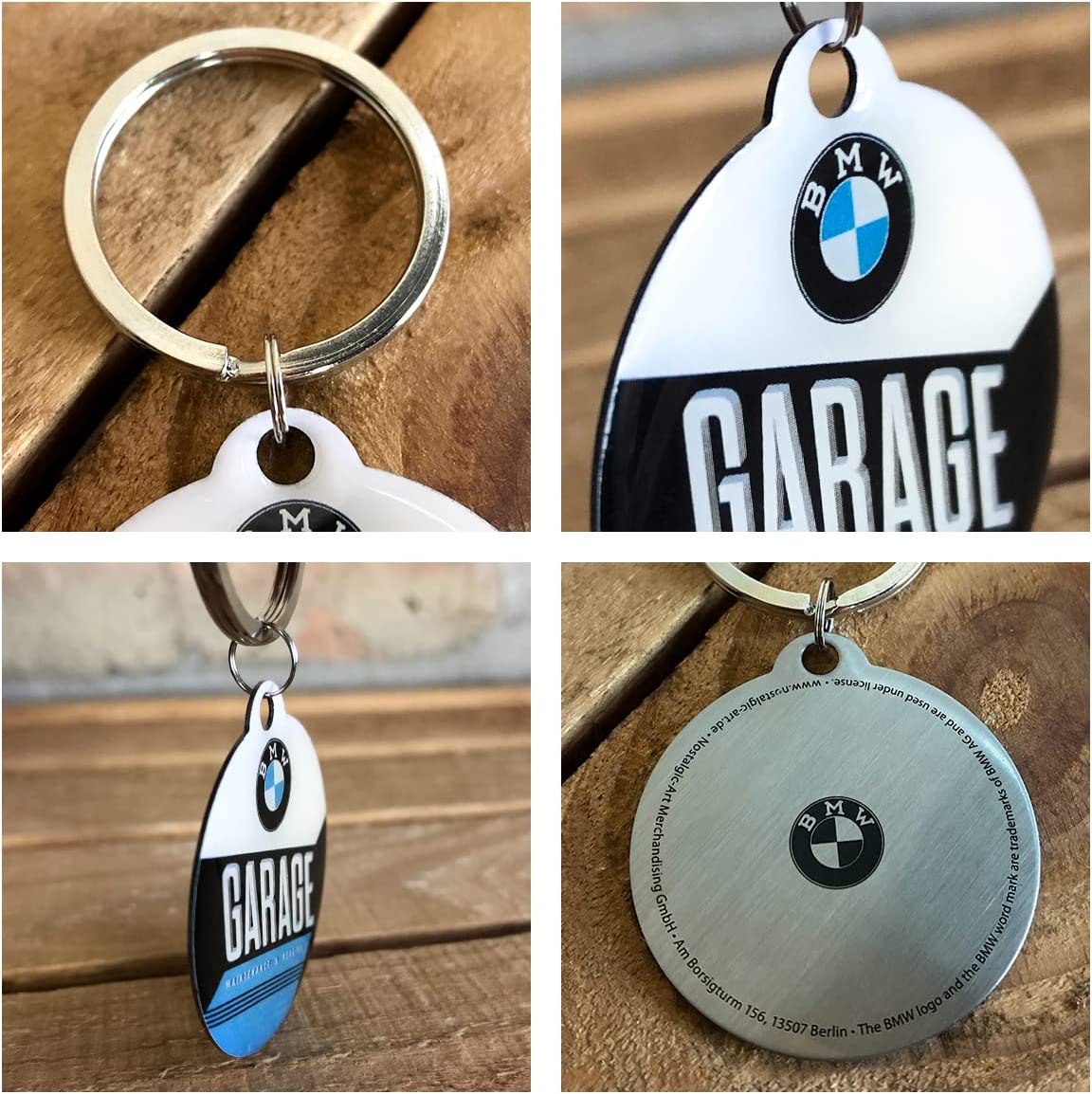 Porte-clé BMW garage - Idées cadeau/Les porte-clés - nostalgic-deco