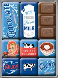 magnets cacao addict vintage