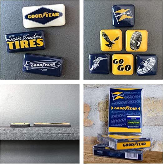 Set de 9 magnets Ford Mustang - Idées cadeau/Magnets