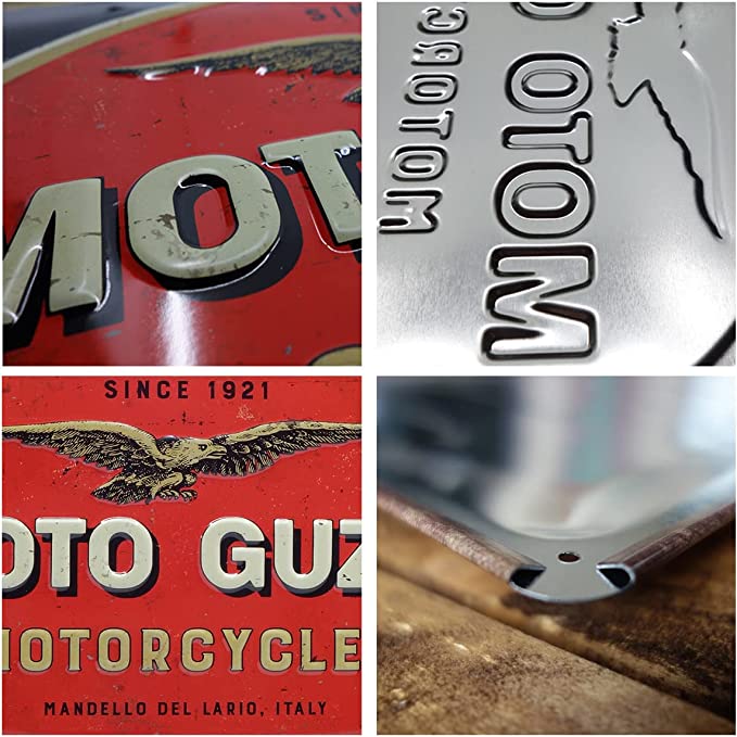 Plaque Moto Guzzi - Déco murale/Plaques 20x30 cm Plaque Moto Guzzi - Déco murale/Plaques 20x30 cm