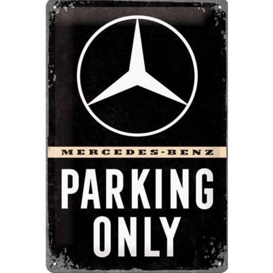 LOGO - MERCEDES - DÉCORATION MURALE EN MÉTAL - Silhouette de voiture