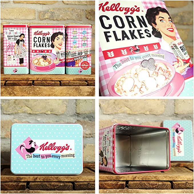 boite vintage céréales kelloggs