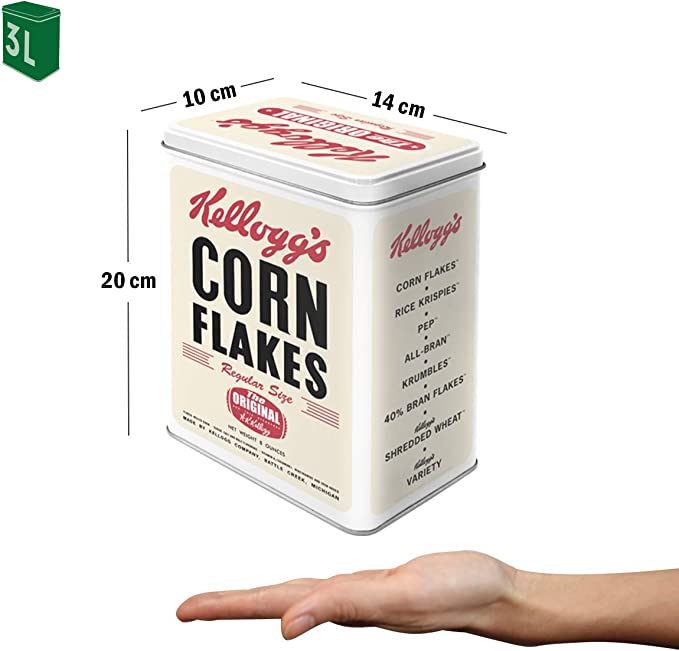 boite à céréales kelloggs rétro