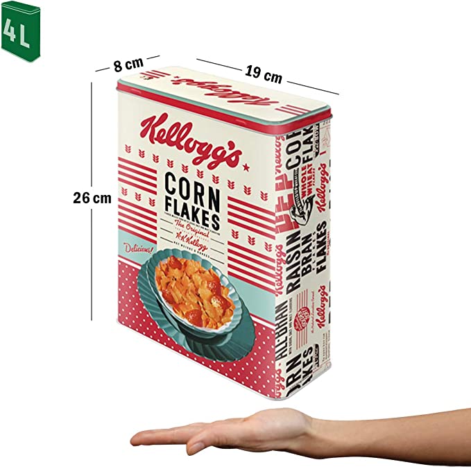 boite fer pin-up kelloggs vintage