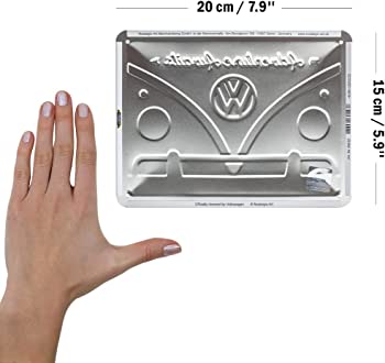 plaque relief émaillée combi volkswagen