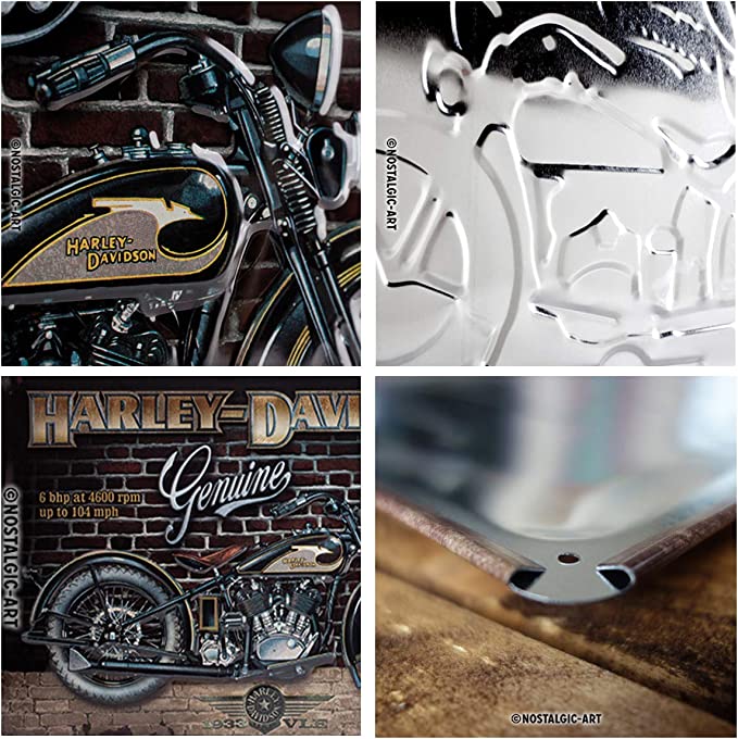 Ouvre-bouteille Mural Harley-Davidson HDX-98507 Throttle Down - Noir, Acier, Neuf