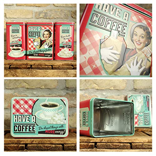 boite collection vintage have a coffee rangement café