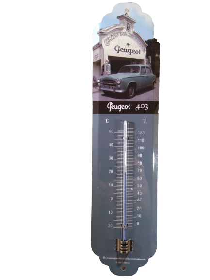 Thermomètre publicitaire vintage Mini Cooper