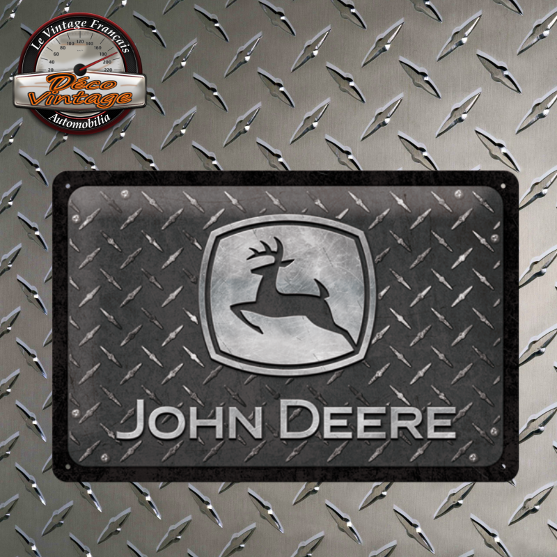 Plaque Enseigne John Deere - Décoration Tracteur, Panneau PVC (neuf, France)