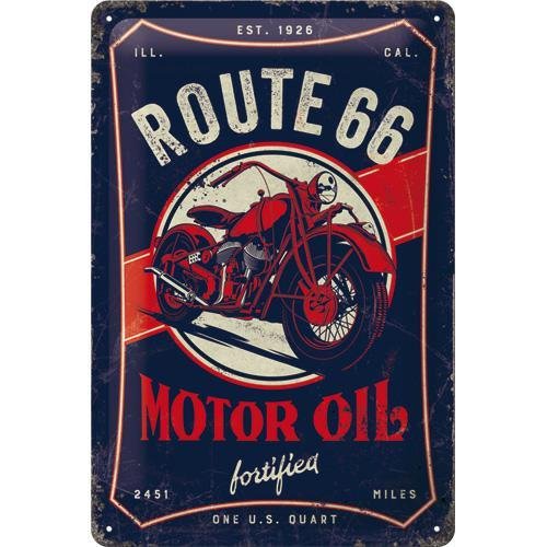plaque vintage route 66 motor oil vintage