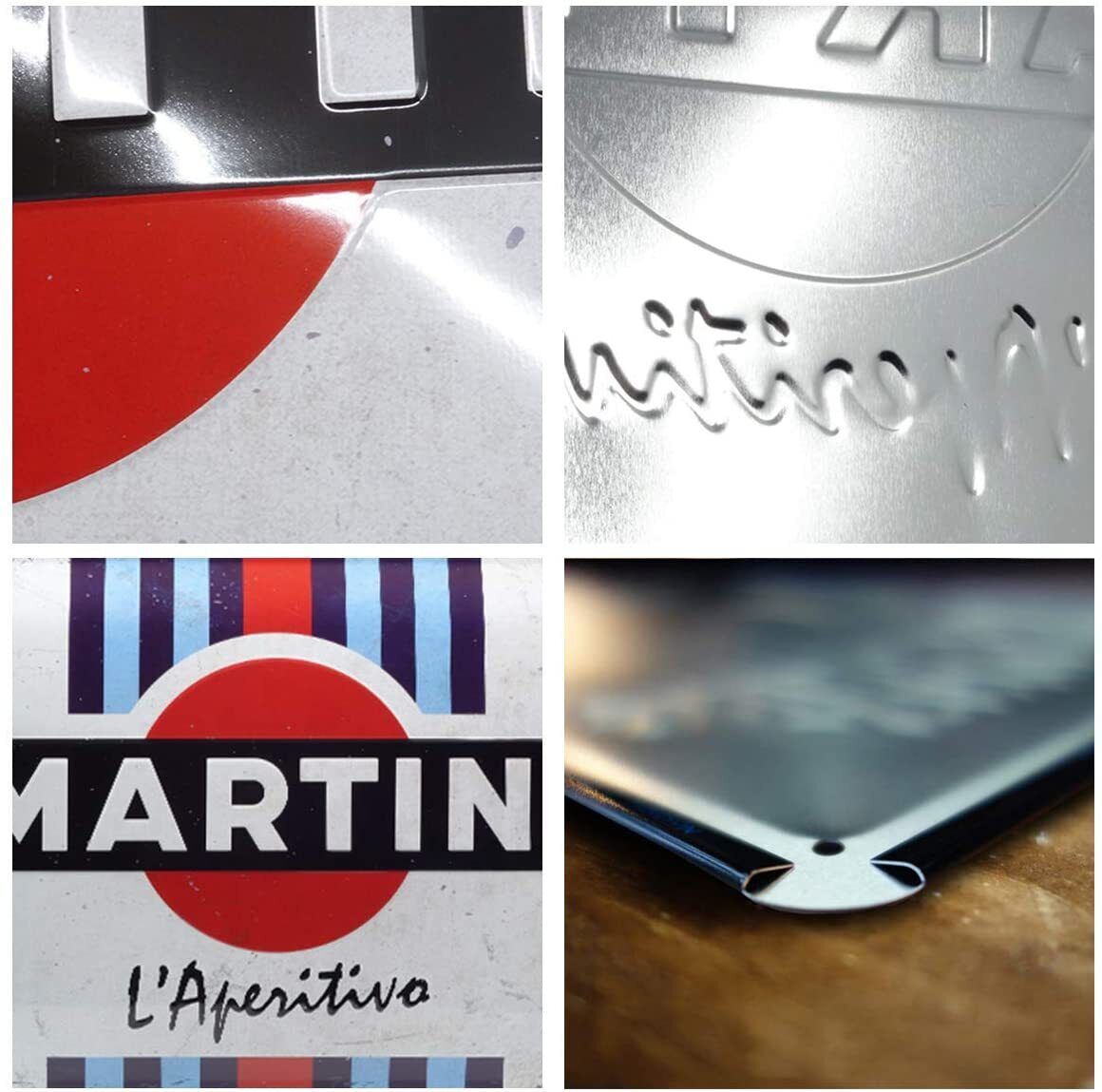 plaque vintage martini racing aperitivo