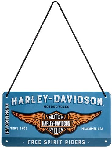 Harley Davidson - Plaques de déco en métal