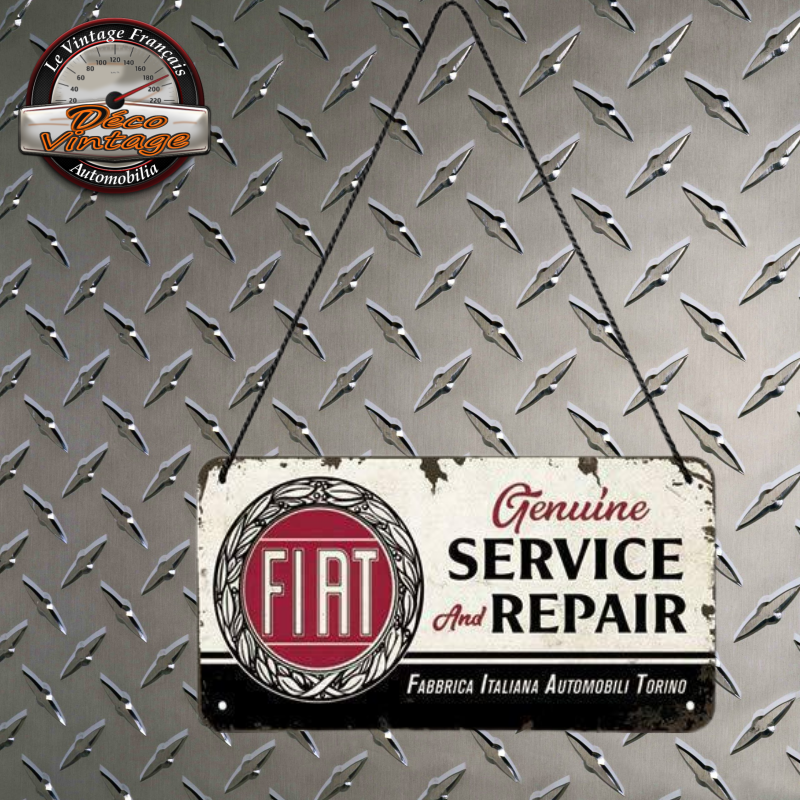 Plaque murale en tôle Cafe Racer Garage - SA - Antiquités