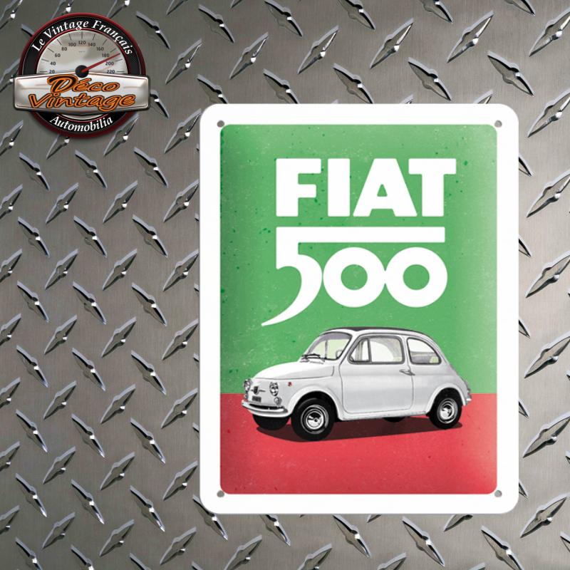 Plaque émaillée Abarth – Enseigne Décorative Garage – Panneau Voiture Sport – PVC