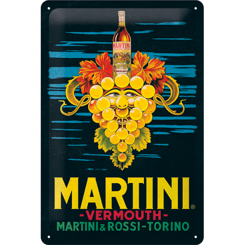 plaque vintage martini et rossi vermouth